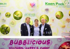 Op de stand van Koen Pack zaten Ruud Duivenvoorden, Marjolein Huyer en Rob Groeneveld nog helemaal in hun bubbel met de 4 concepten die zij naar voren brachten. Bubbles and wine, Green bubbles, Tasty bubbles en Bubblicious.